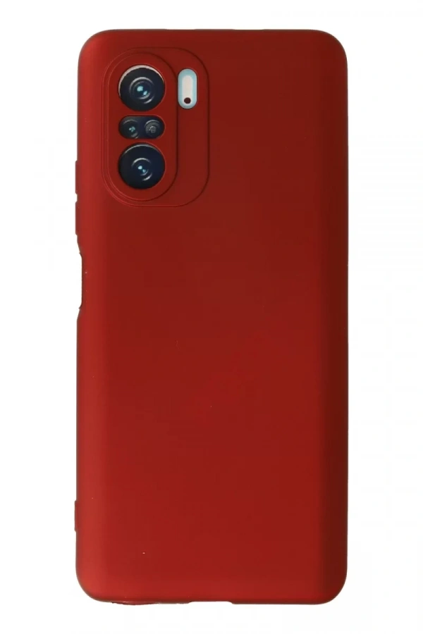 Xiaomi Poco F3 Kılıf First Silikon - Kırmızı