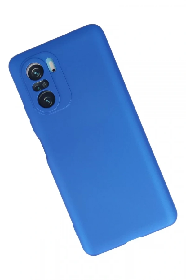 Xiaomi Poco F3 Kılıf First Silikon - Mavi