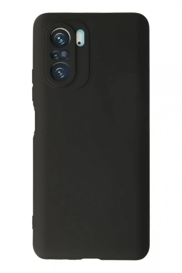 Xiaomi Poco F3 Kılıf First Silikon - Siyah
