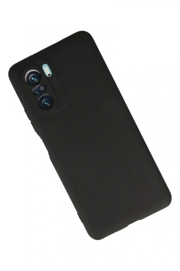 Xiaomi Poco F3 Kılıf First Silikon - Siyah