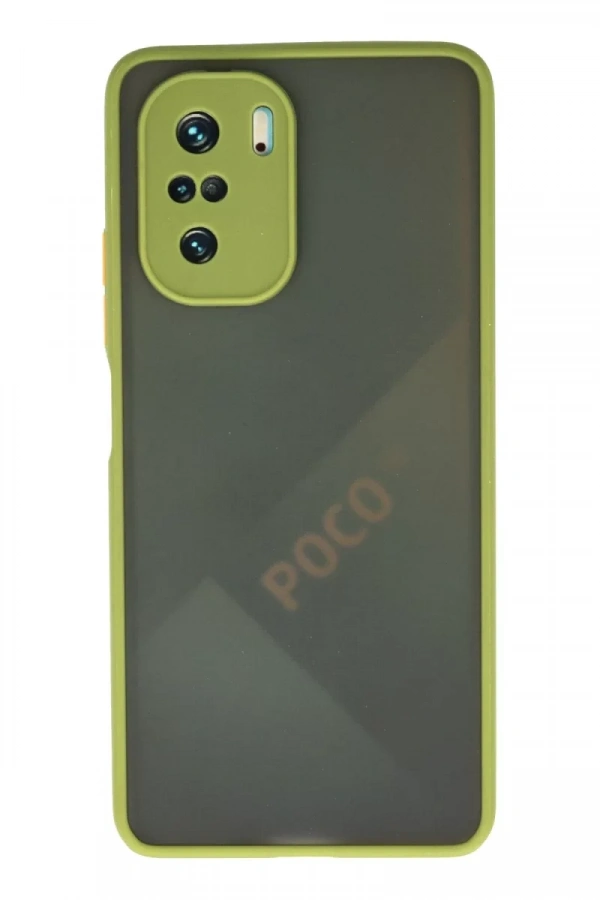 Xiaomi Poco F3 Kılıf Montreal Silikon Kapak - Açık Yeşil
