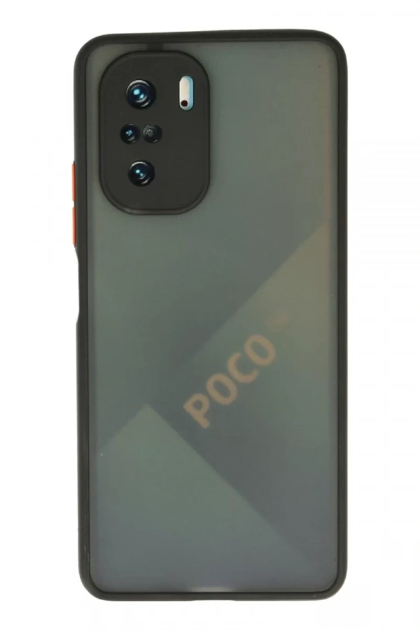 Xiaomi Poco F3 Kılıf Montreal Silikon Kapak - Siyah