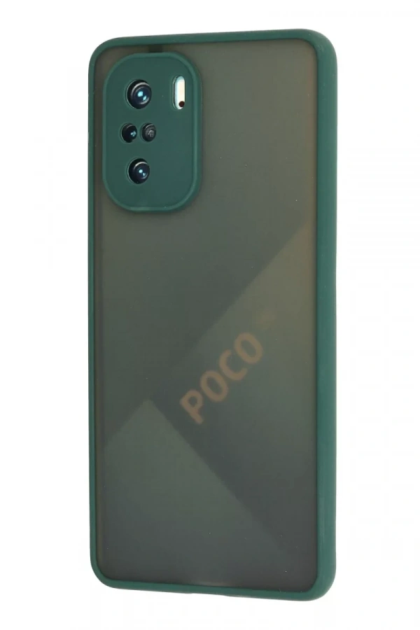 Xiaomi Poco F3 Kılıf Montreal Silikon Kapak - Yeşil