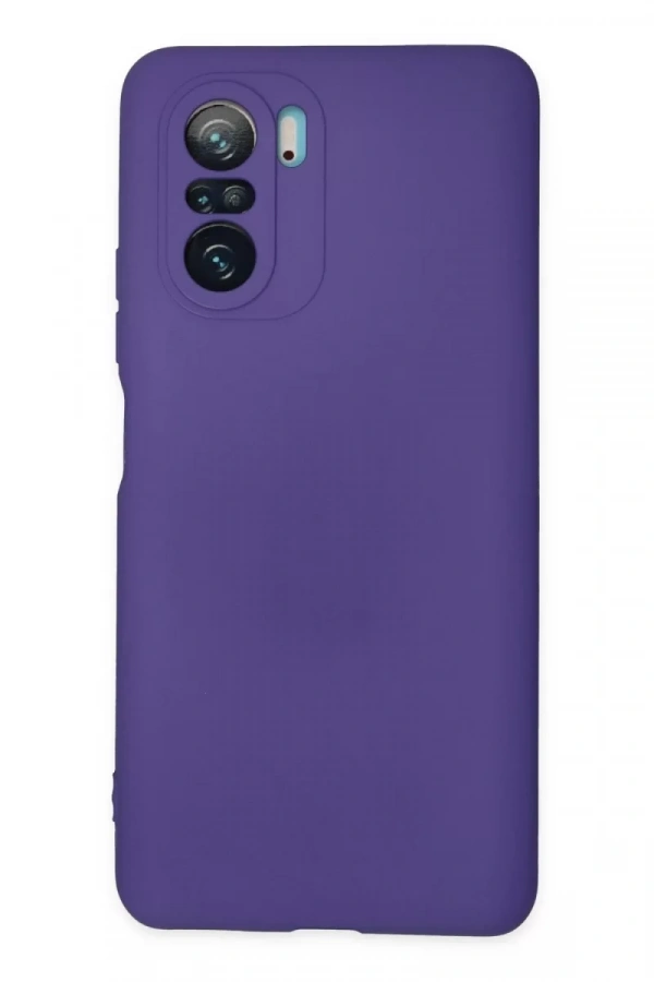 Xiaomi Poco F3 Kılıf Nano içi Kadife Silikon - Mor