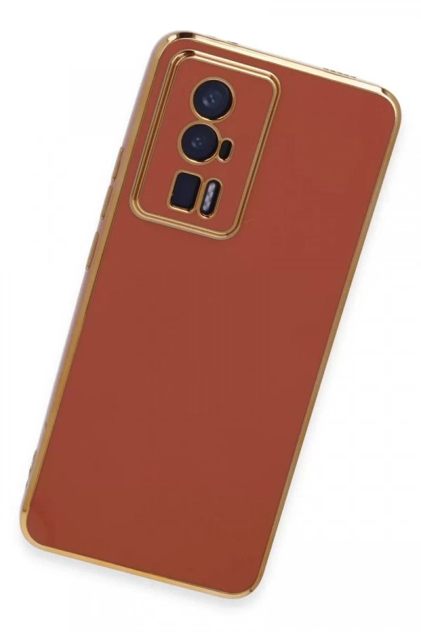 Xiaomi Poco F5 Pro Kılıf Volet Silikon - Kırmızı