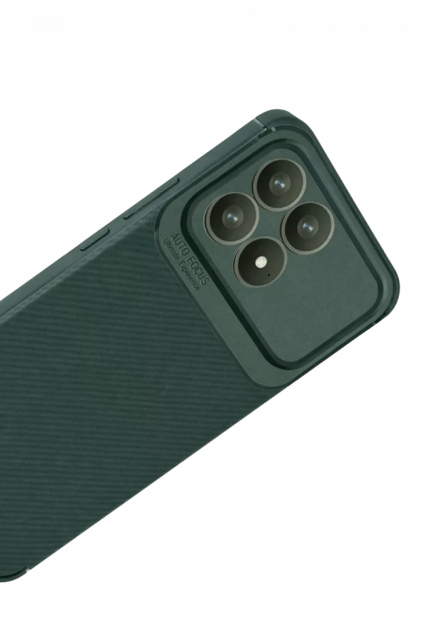 Xiaomi Poco F8 Pro Auto Focus Karbon Kapak - Koyu Yeşil