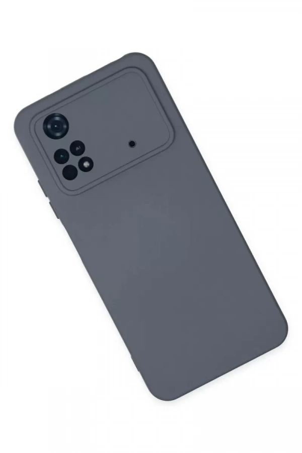 Xiaomi Poco M4 Pro 4G Kılıf Nano içi Kadife Silikon - Gri