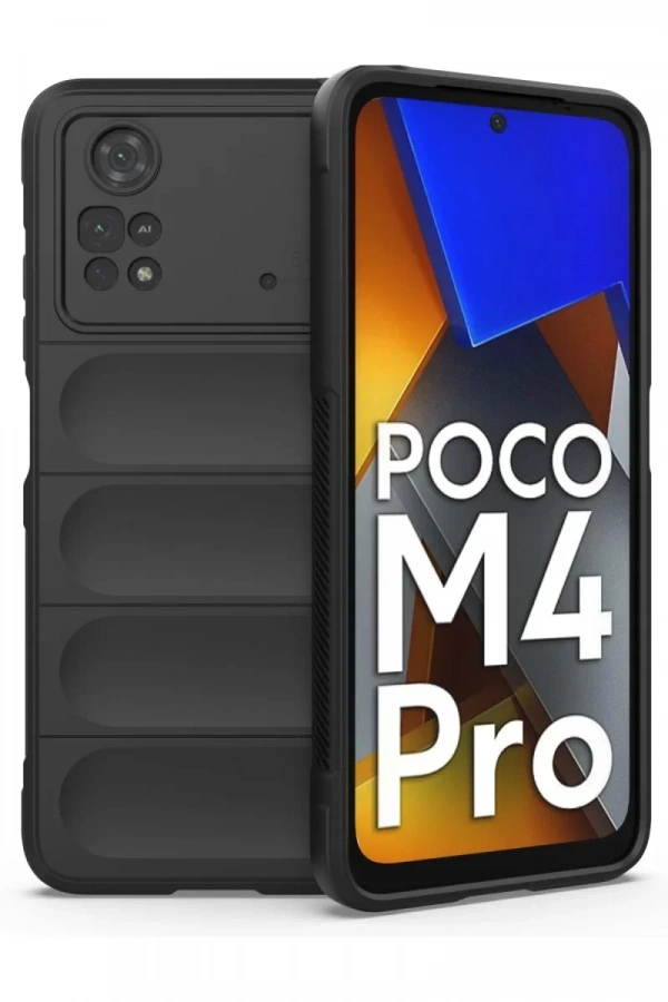 Xiaomi Poco M4 Pro 4G Kılıf Optimum Silikon - Siyah