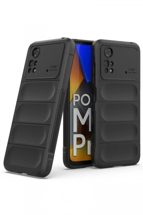 Xiaomi Poco M4 Pro 4G Kılıf Optimum Silikon - Siyah