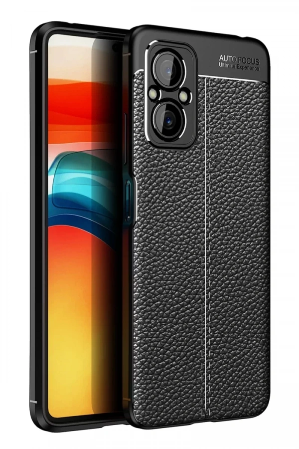 Xiaomi Poco M5 Kılıf Auto Focus Kapak - Siyah