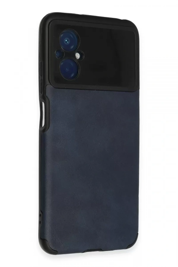 Xiaomi Poco M5 Kılıf Loop Deri Silikon - Lacivert