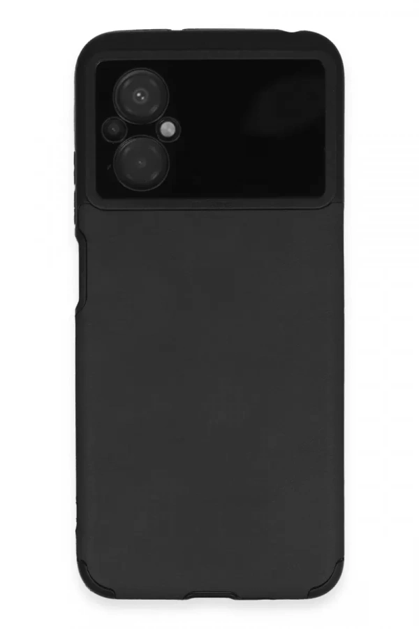 Xiaomi Poco M5 Kılıf Loop Deri Silikon - Siyah