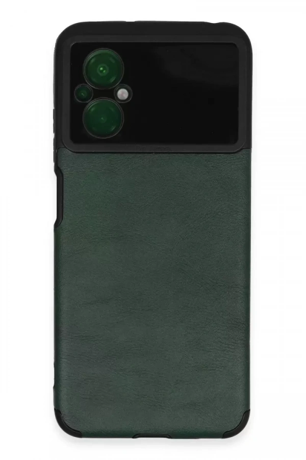 Xiaomi Poco M5 Kılıf Loop Deri Silikon - Yeşil