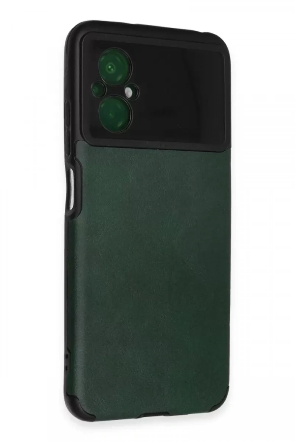 Xiaomi Poco M5 Kılıf Loop Deri Silikon - Yeşil