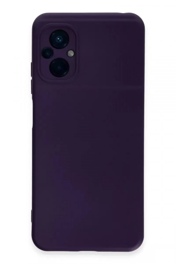 Xiaomi Poco M5 Kılıf Nano içi Kadife Silikon - Mor