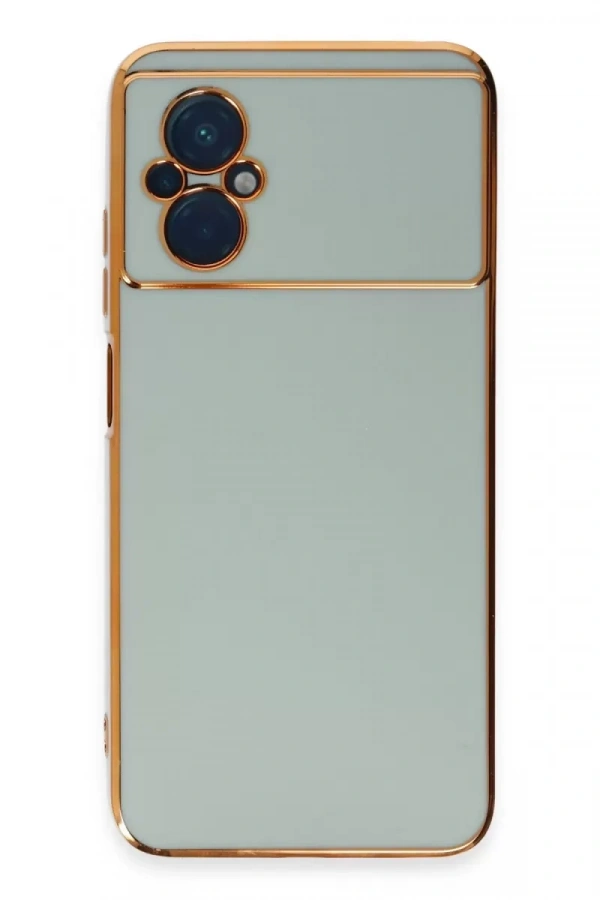 Xiaomi Poco M5 Kılıf Volet Silikon - Açık Yeşil