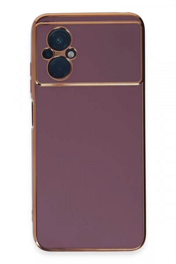 Xiaomi Poco M5 Kılıf Volet Silikon - Mor