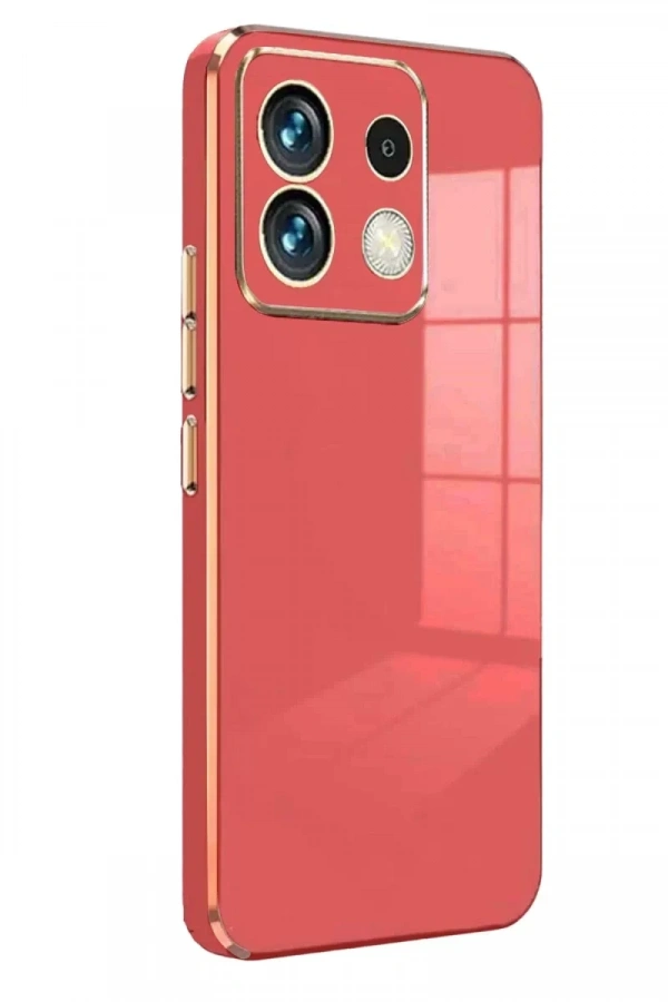 Xiaomi Poco M6 Pro 4G Kılıf Volet Silikon - Kırmızı