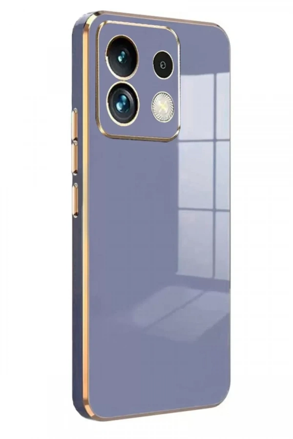 Xiaomi Poco M6 Pro 4G Kılıf Volet Silikon - Mavi