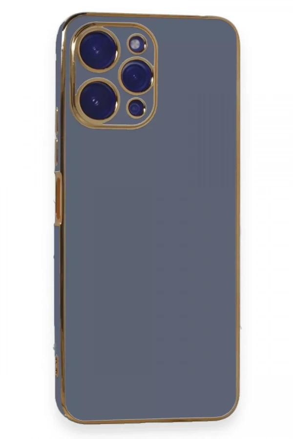 Xiaomi Poco M6 Pro 5G Kılıf Volet Silikon - Mavi