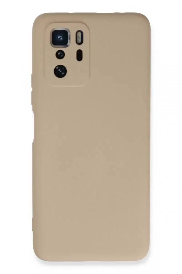 Xiaomi Poco X3 GT Kılıf Nano içi Kadife Silikon - Pudra