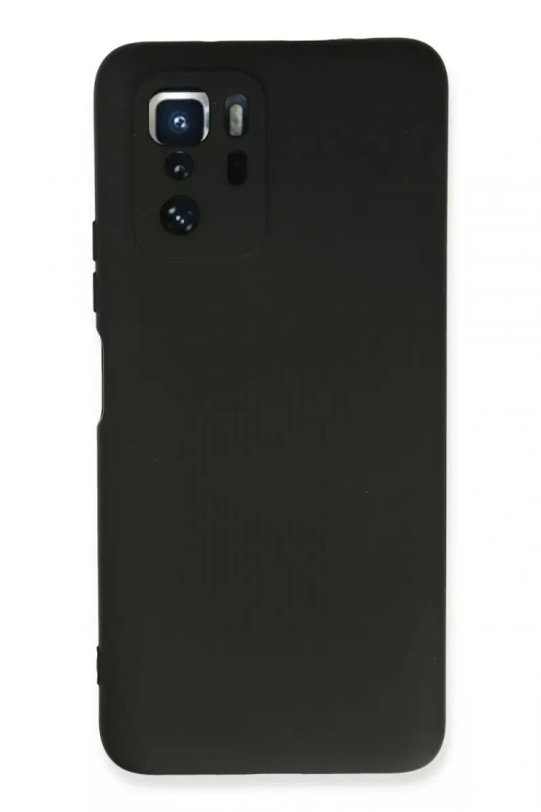 Xiaomi Poco X3 GT Kılıf Nano içi Kadife Silikon - Siyah