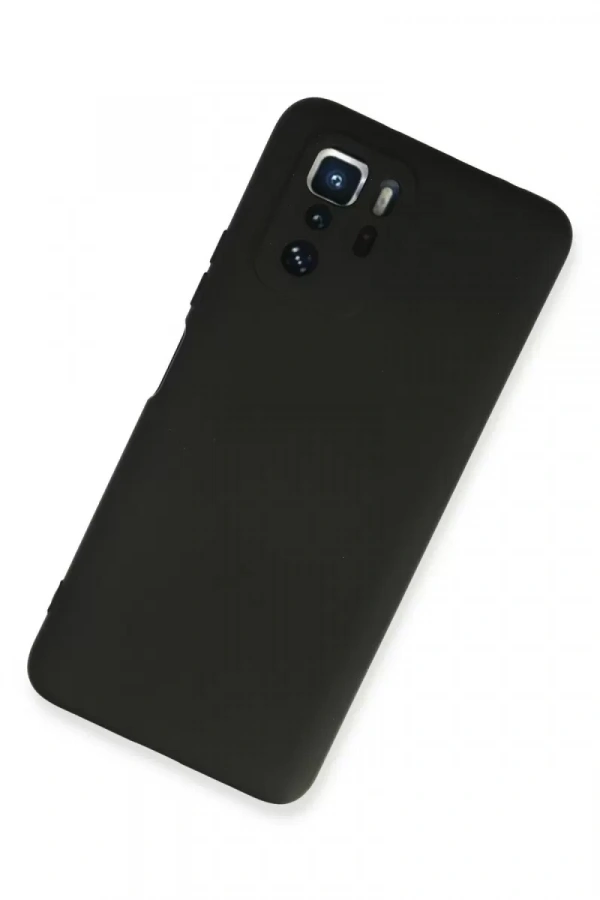 Xiaomi Poco X3 GT Kılıf Nano içi Kadife Silikon - Siyah