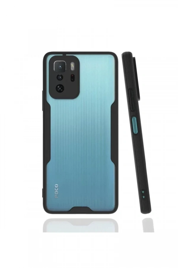 Xiaomi Poco X3 GT Kılıf Platin Silikon - Siyah