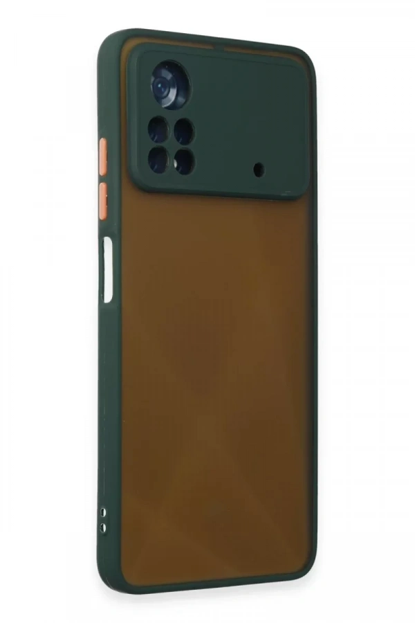 Xiaomi Poco X4 Pro 5G Kılıf Montreal Silikon Kapak - Yeşil