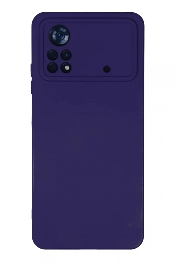 Xiaomi Poco X4 Pro 5G Kılıf Nano içi Kadife Silikon - Mor