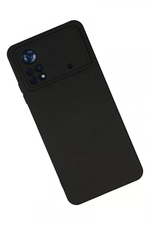 Xiaomi Poco X4 Pro 5G Kılıf Nano içi Kadife Silikon - Siyah