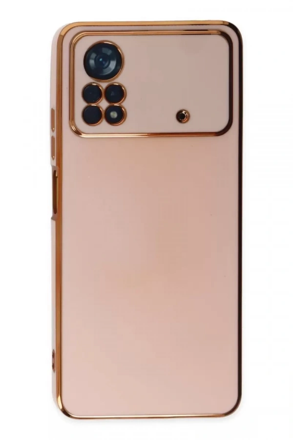 Xiaomi Poco X4 Pro 5G Kılıf Volet Silikon - Pembe
