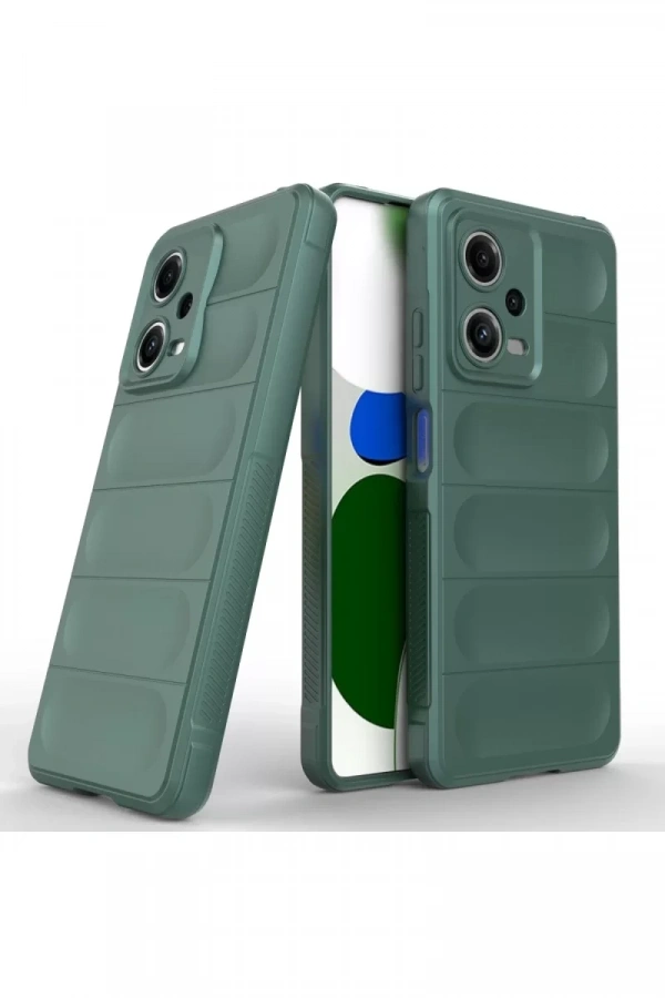 Xiaomi Poco X5 5G Kılıf Optimum Silikon - Koyu Yeşil
