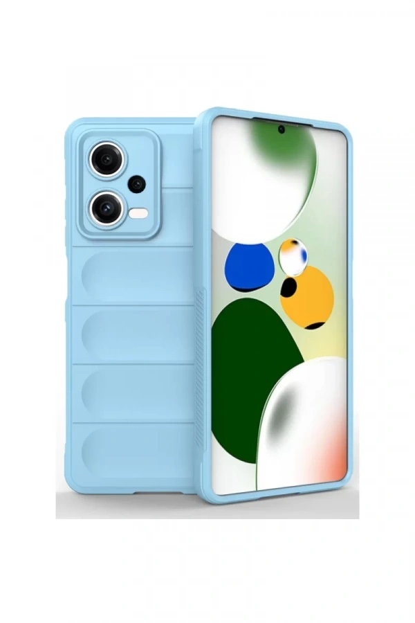 Xiaomi Poco X5 5G Kılıf Optimum Silikon - Sky Blue
