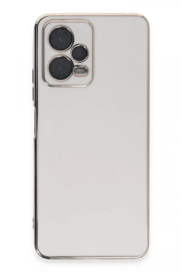 Xiaomi Poco X5 5G Kılıf Volet Silikon - Beyaz