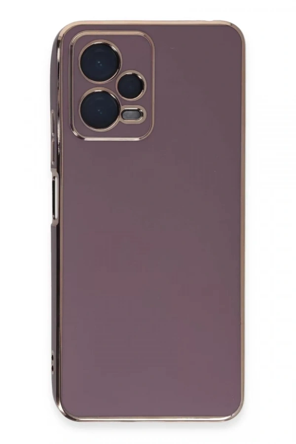 Xiaomi Poco X5 5G Kılıf Volet Silikon - Mor
