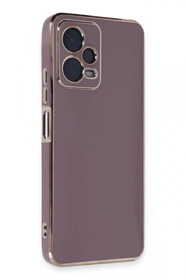Xiaomi Poco X5 5G Kılıf Volet Silikon - Mor