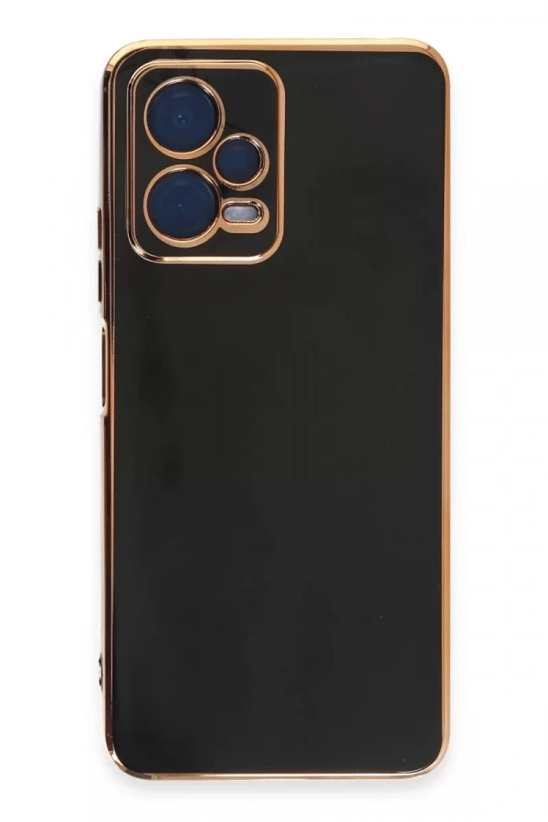 Xiaomi Poco X5 5G Kılıf Volet Silikon - Siyah
