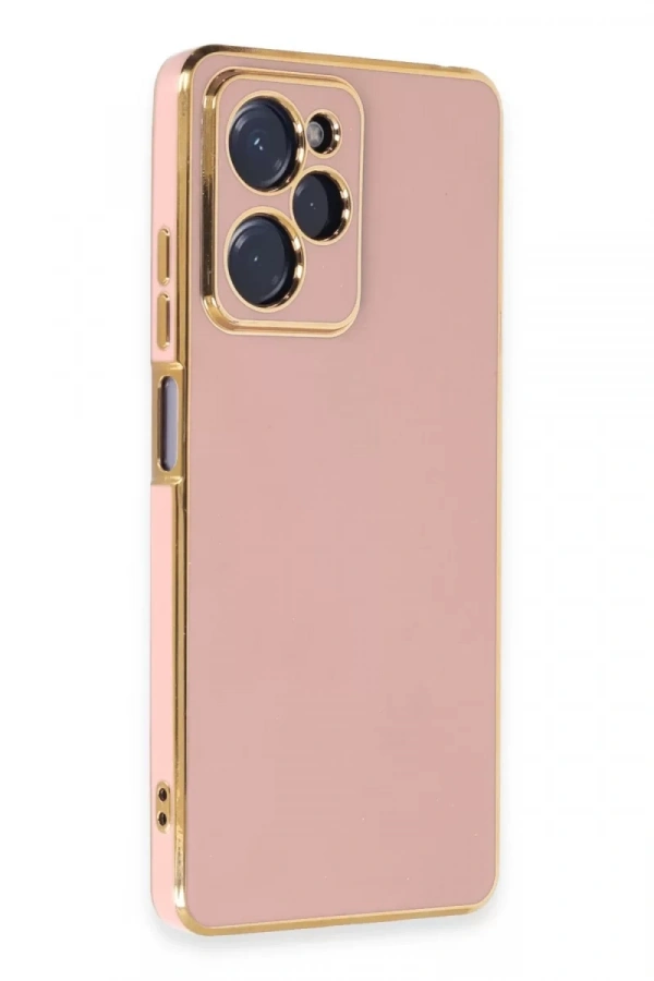 Xiaomi Poco X5 Pro 5G Kılıf Volet Silikon - Pembe