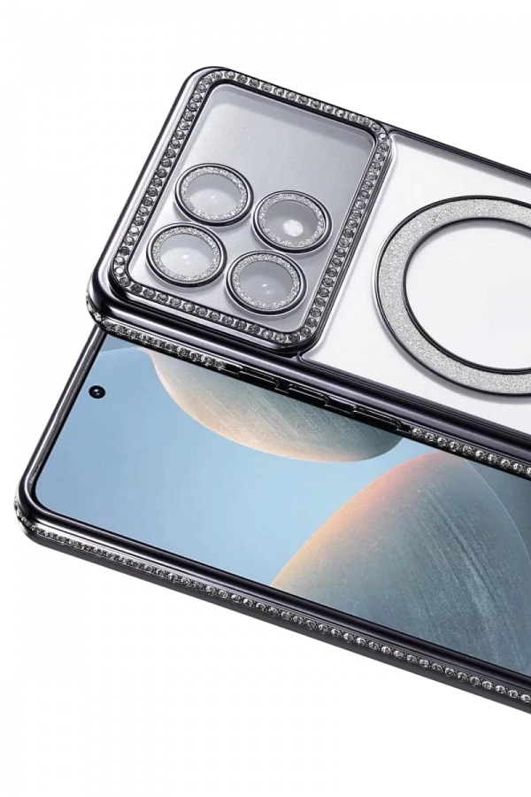Xiaomi Poco X6 Pro Joke Simli Magneticsafe Kılıf - Siyah