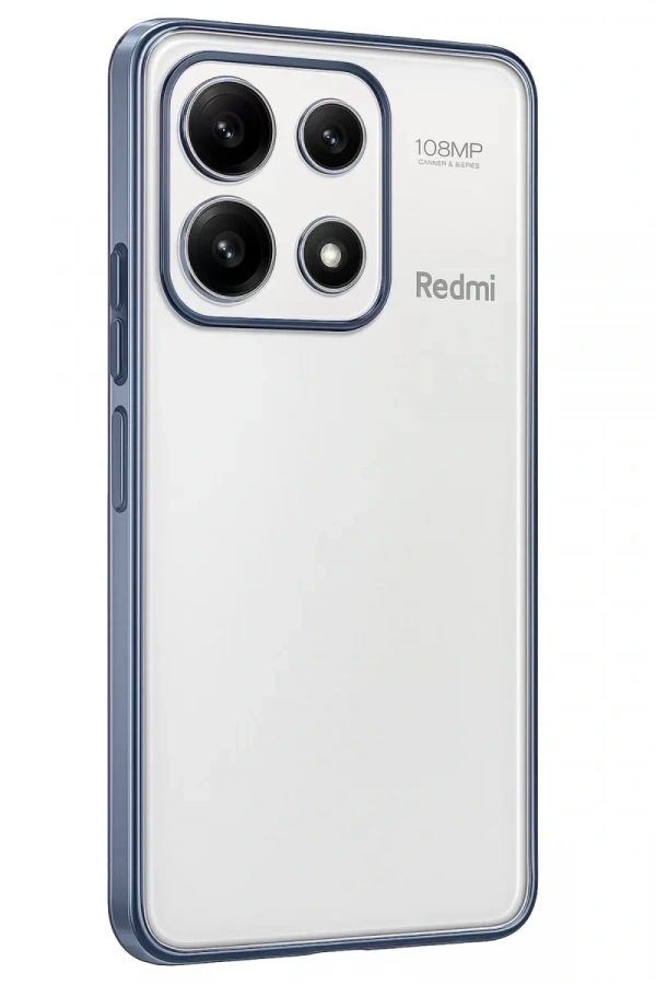 Xiaomi Poco X6 Pro Kılıf Lensli Silikon - Açık Mavi