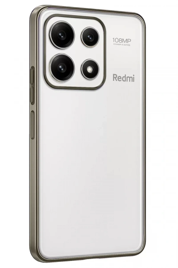 Xiaomi Poco X6 Pro Kılıf Lensli Silikon - Gold