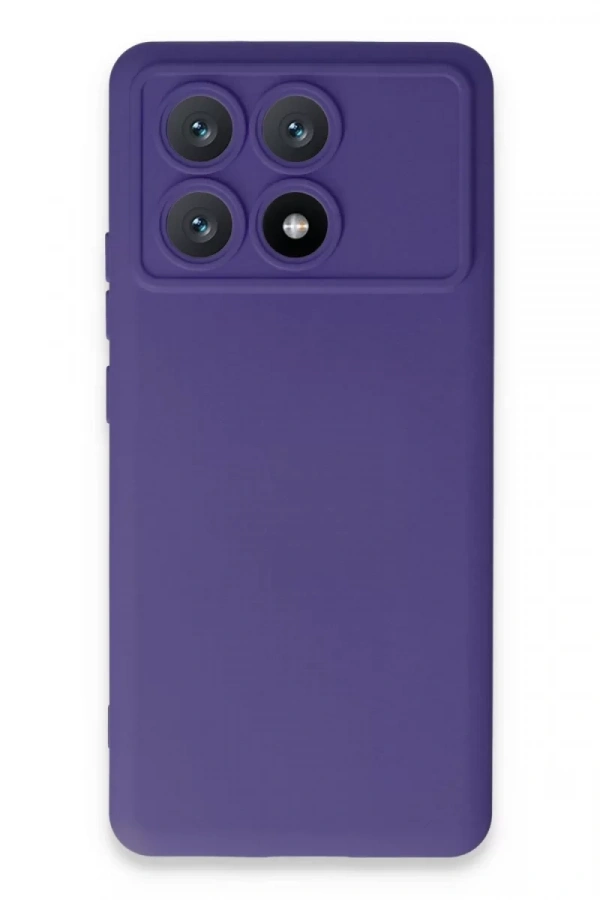 Xiaomi Poco X6 Pro Kılıf Nano içi Kadife Silikon - Mor