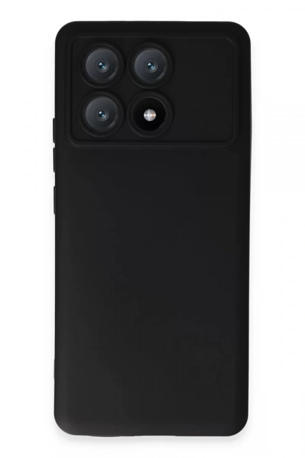 Xiaomi Poco X6 Pro Kılıf Nano içi Kadife Silikon - Siyah