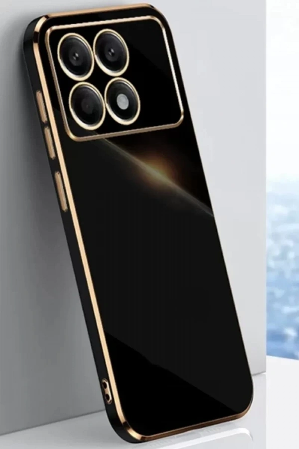 Xiaomi Poco X6 Pro Kılıf Volet Silikon - Siyah
