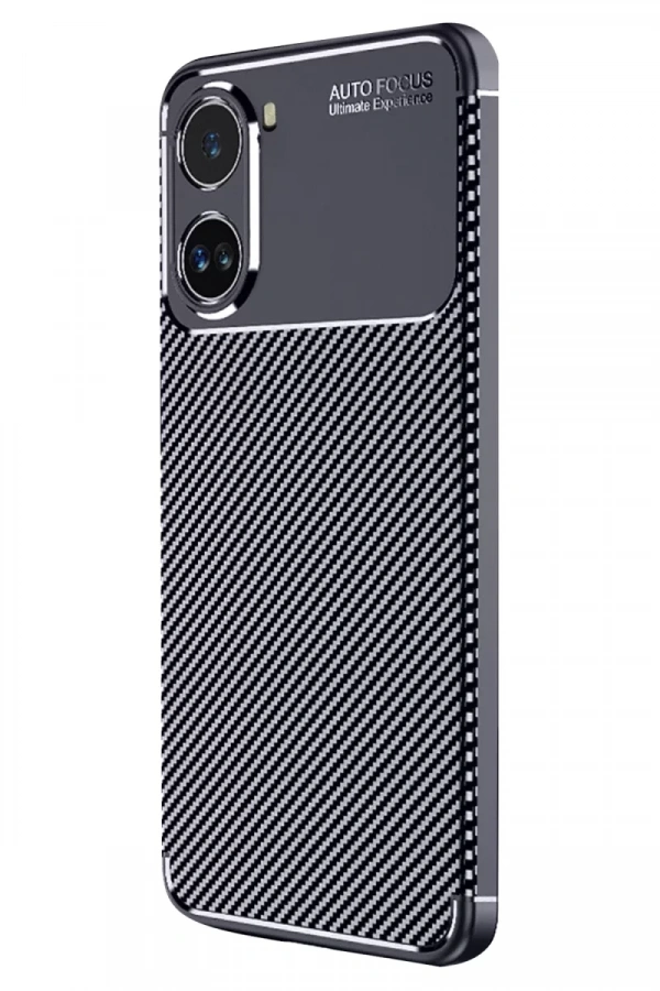 Xiaomi Poco X7 Pro Kılıf Auto Focus Karbon Kapak - Lacivert