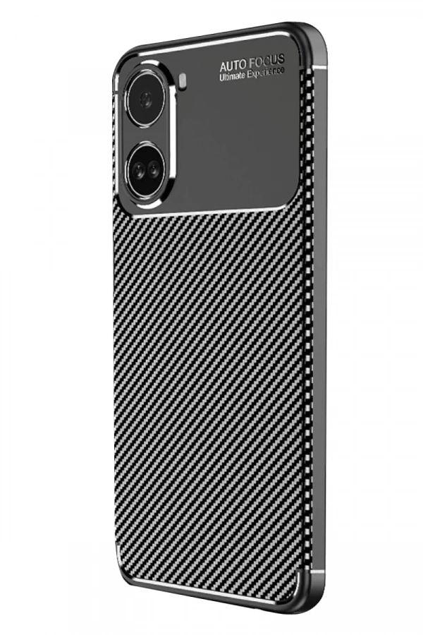 Xiaomi Poco X7 Pro Kılıf Auto Focus Karbon Kapak - Siyah