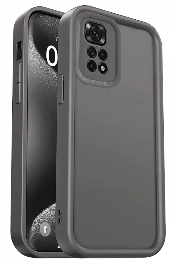 Xiaomi Redmi 10 2022 Kılıf Viera Silikon - Gri