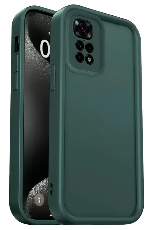 Xiaomi Redmi 10 2022 Kılıf Viera Silikon - Koyu Yeşil