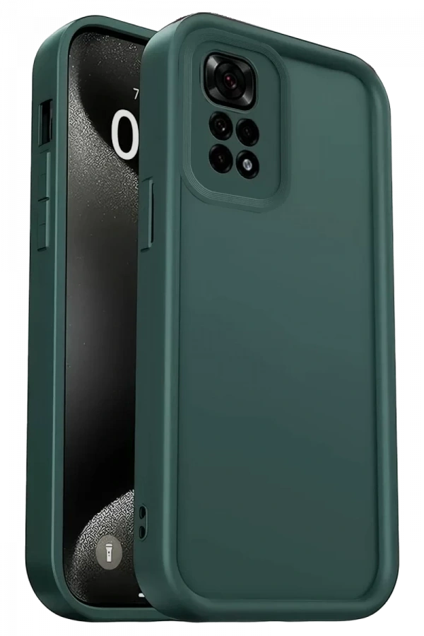 Xiaomi Redmi 10 2022 Kılıf Viera Silikon - Koyu Yeşil